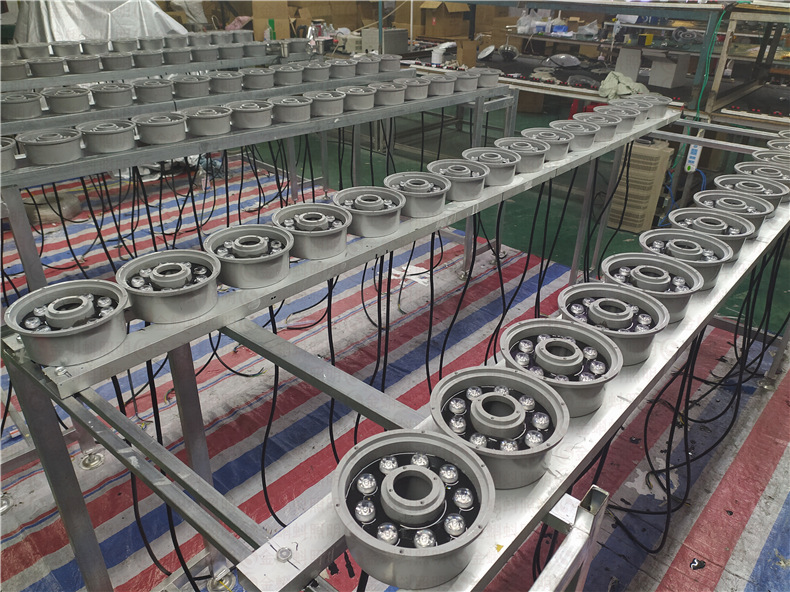 Producción de luces LED para fuentes LANHE