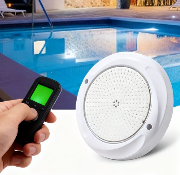 Luz de piscina de pared con control remoto