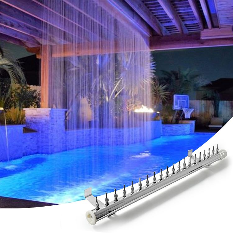 Cortina de lluvia LED con accesorios